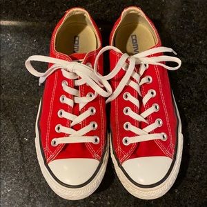 Converse all-star tennis shoes (RED)